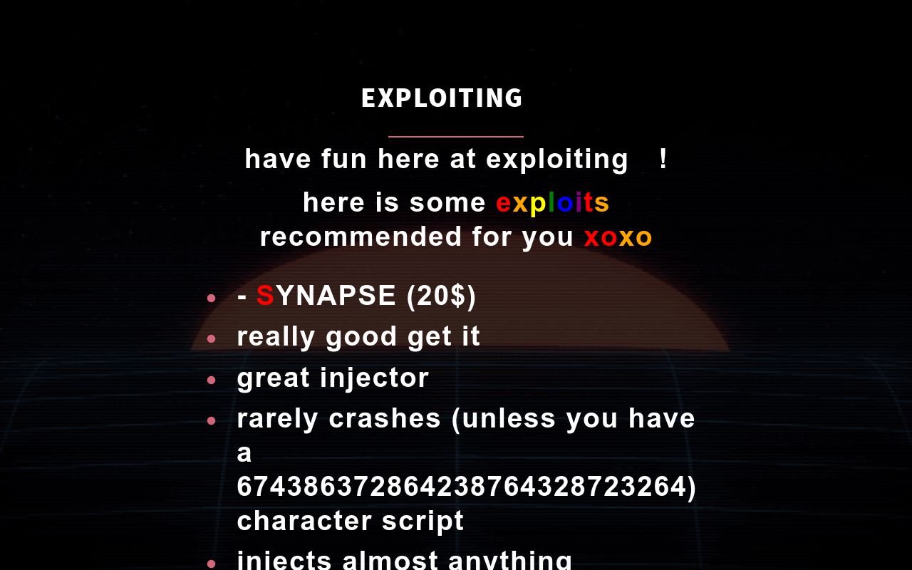 Carrd profile picture for @exploiting